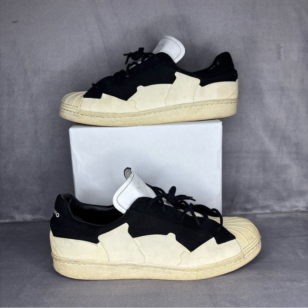 Adidas Y-3 Super Takusan Black White Designer Sneakers Mens Size 11.5 - Picture 1 of 6